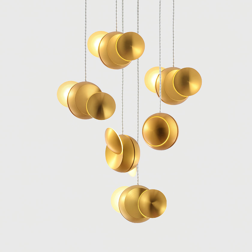 Circular Cluster Pendant Light