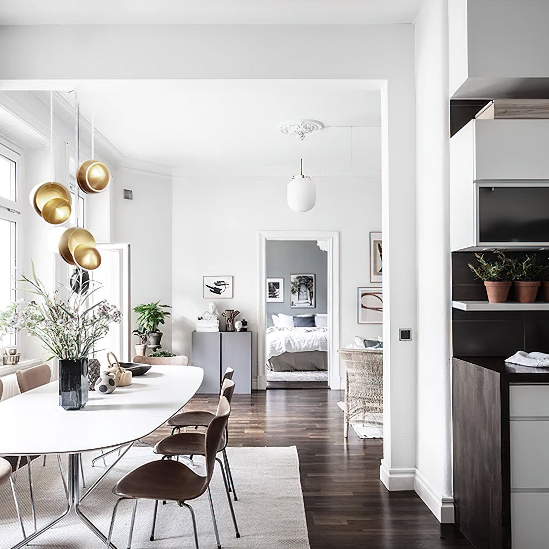 Circular Cluster Pendant Light