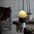 Corner Log Table Lamp