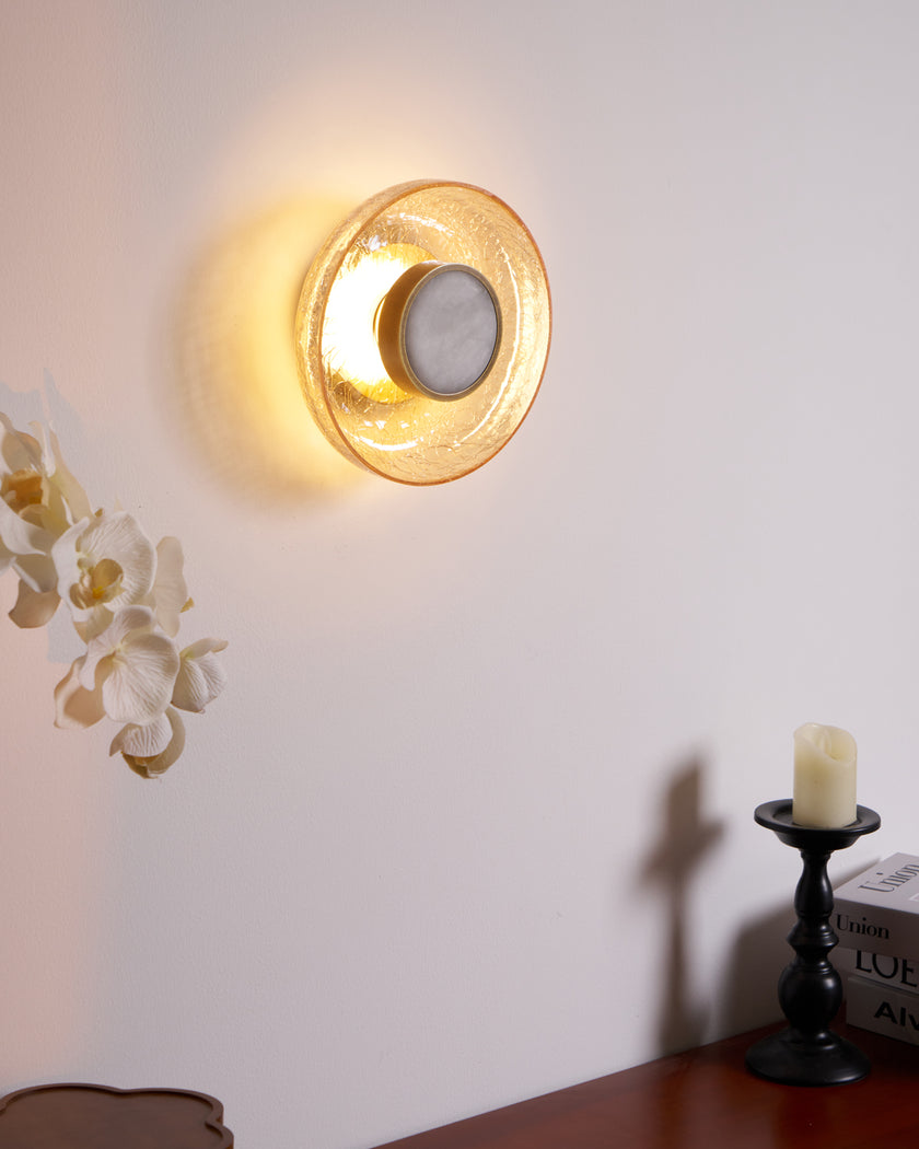 Crispin Crackle Wall Lamp