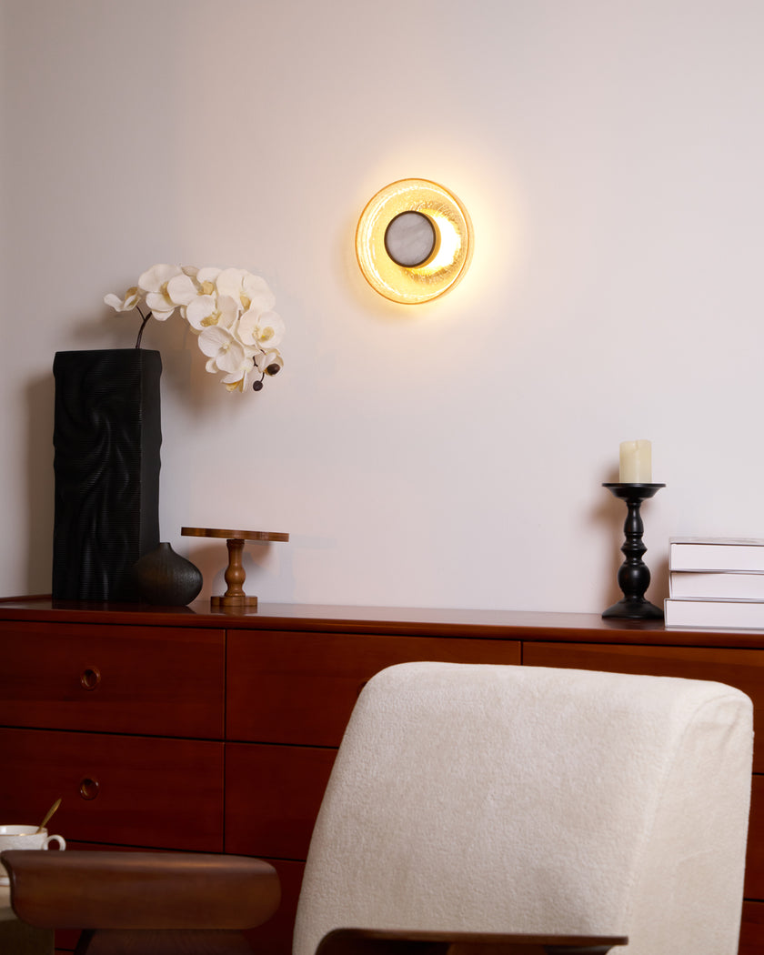 Crispin Crackle Wall Lamp