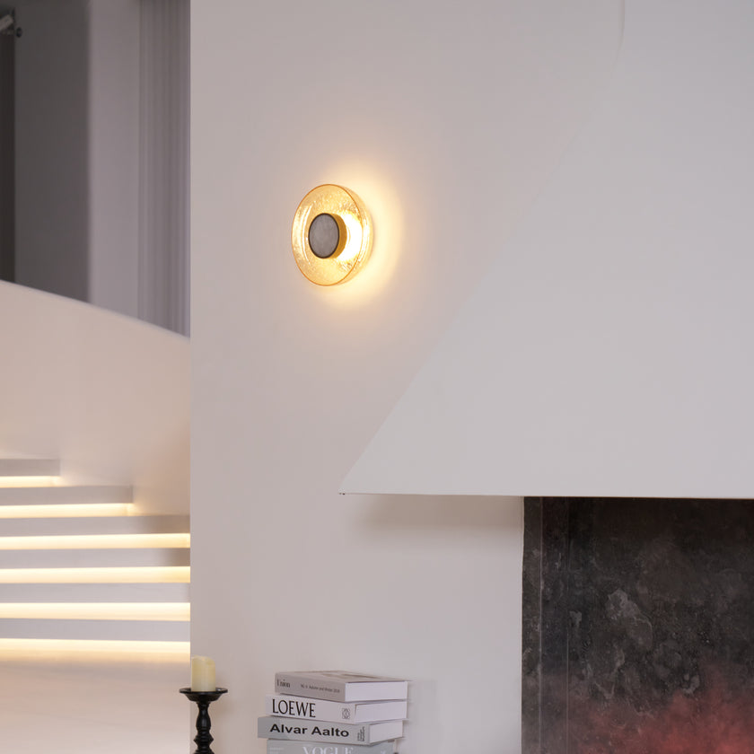 Crispin Crackle Wall Lamp