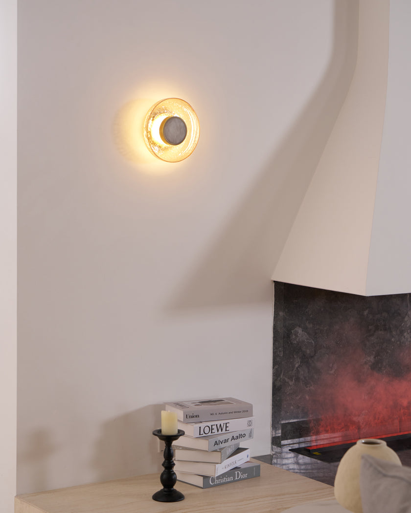 Crispin Crackle Wall Lamp