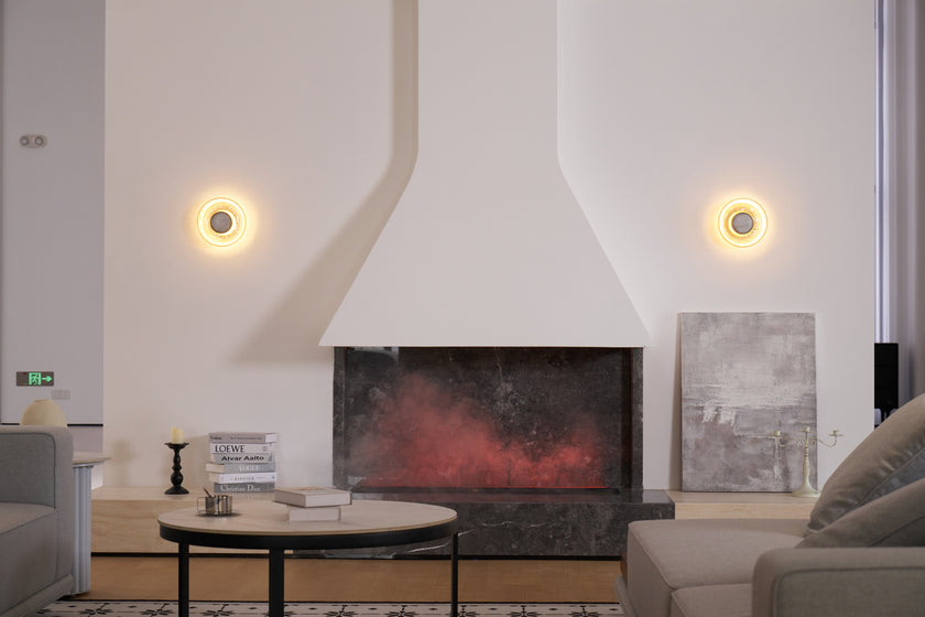 Crispin Crackle Wall Lamp