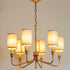 Cylinder Fabric Chandelier