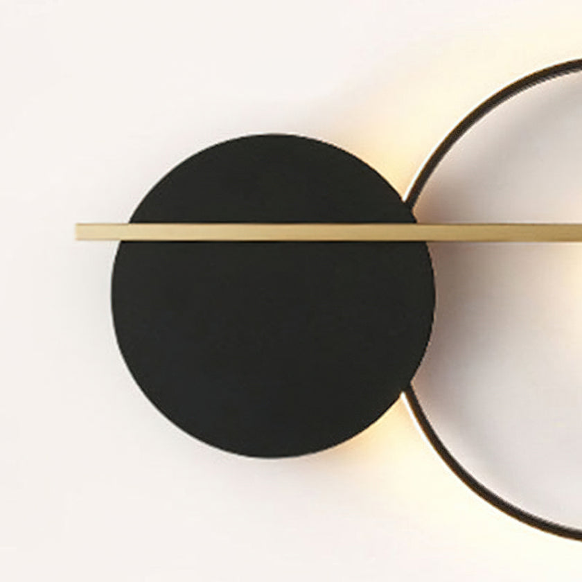 Double Circle Wall Light