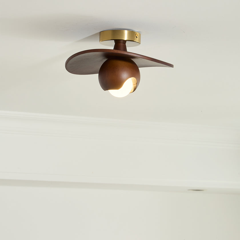 Ebern Wood Ceiling Light