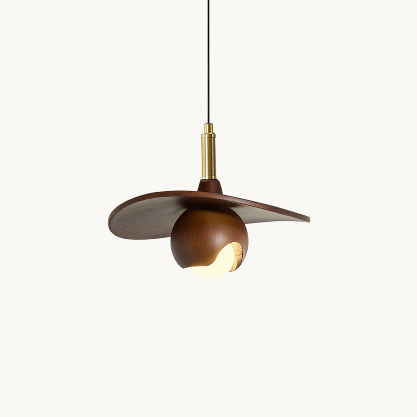 Ebern Wood Pendant Lamp