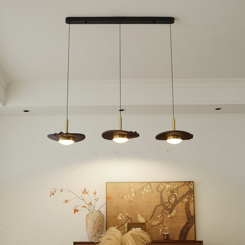 Ebern Wood Pendant Lamp