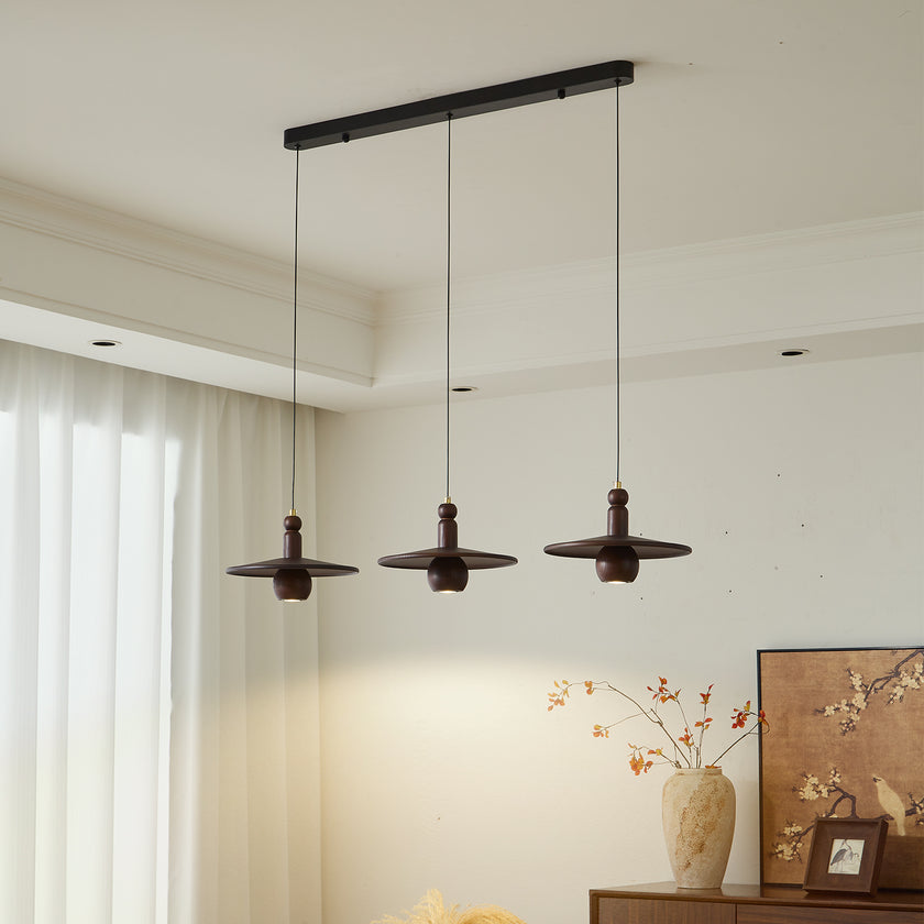 Ebern Wood Pendant Lamp