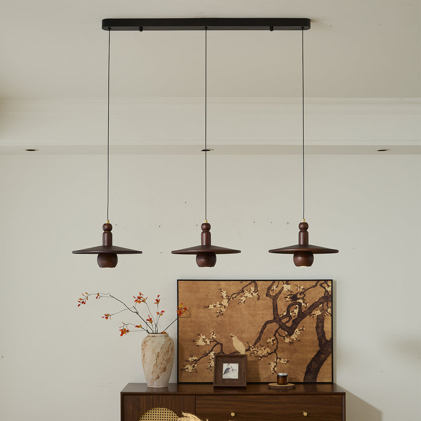 Ebern Wood Pendant Lamp