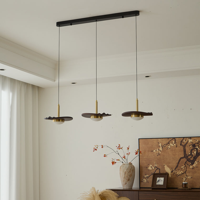 Ebern Wood Pendant Lamp