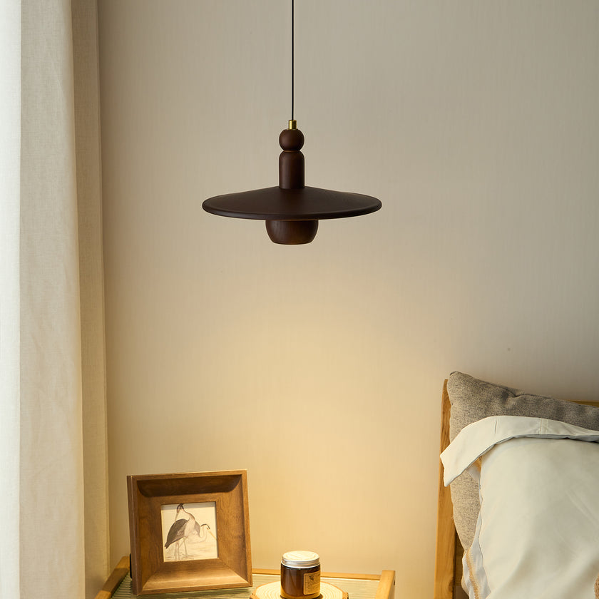 Ebern Wood Pendant Lamp
