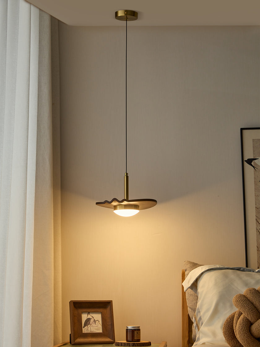 Ebern Wood Pendant Lamp