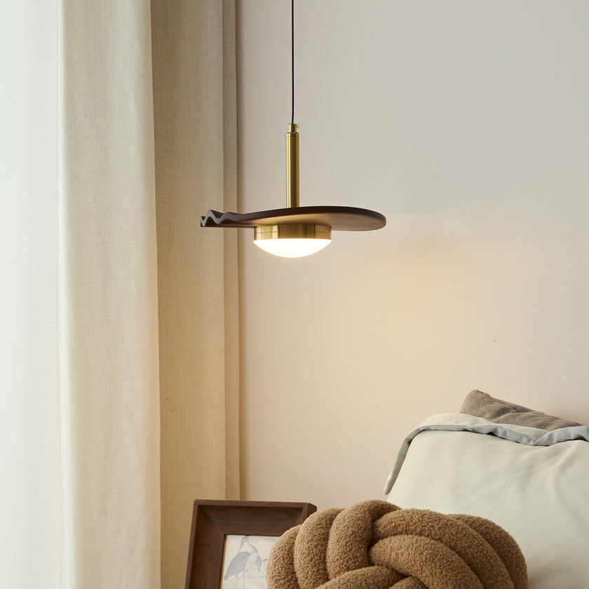 Ebern Wood Pendant Lamp