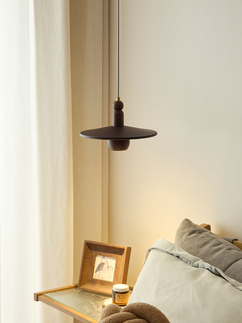 Ebern Wood Pendant Lamp