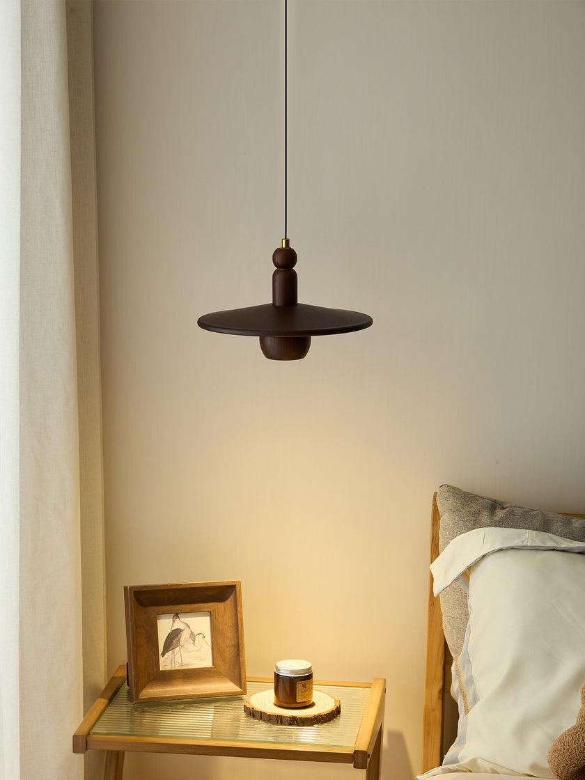 Ebern Wood Pendant Lamp