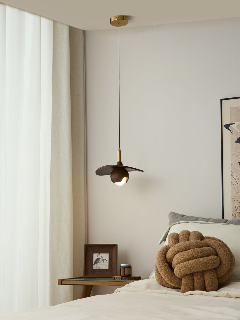 Ebern Wood Pendant Lamp