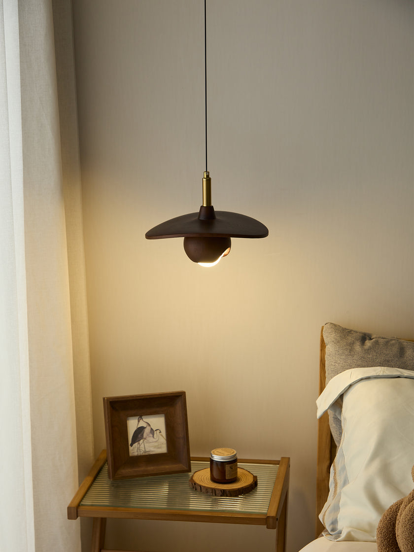 Ebern Wood Pendant Lamp