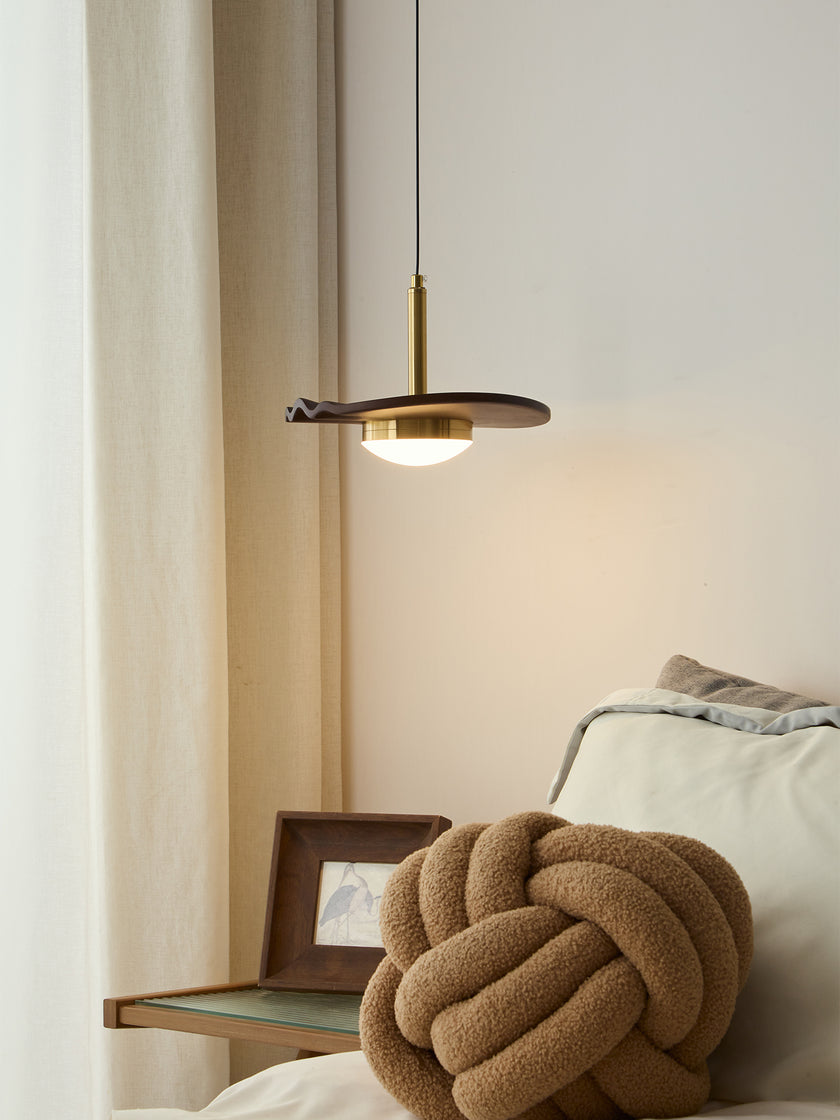 Ebern Wood Pendant Lamp