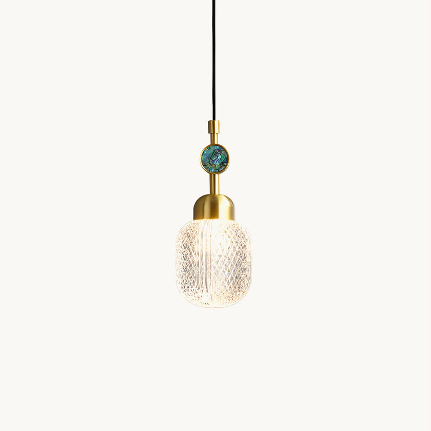 Enamel Glass Pendant Lamp