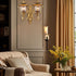 European Style Palace Brass Wall Lamp