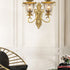 European Style Palace Brass Wall Lamp