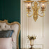 European Style Palace Brass Wall Lamp