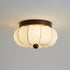 Fabric Pumpkin Ceiling Light