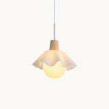 Lampada a Sospensione in Vetro Floreale