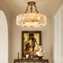 Fluted Alabaster Ceiling Lamp