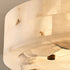 Fluted Alabaster Ceiling Lamp