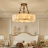 Fluted Alabaster Ceiling Lamp