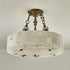 Fluted Alabaster Ceiling Lamp