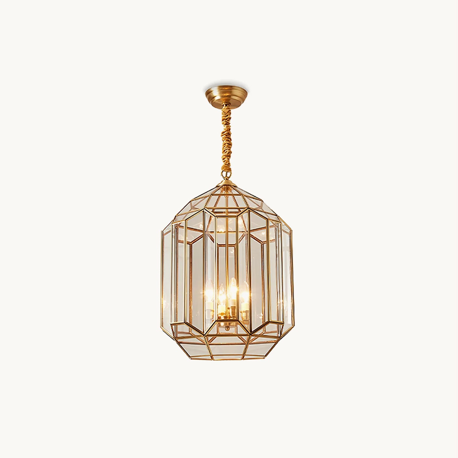 Foyer Lantern Glass Pendant Light – Mooijane