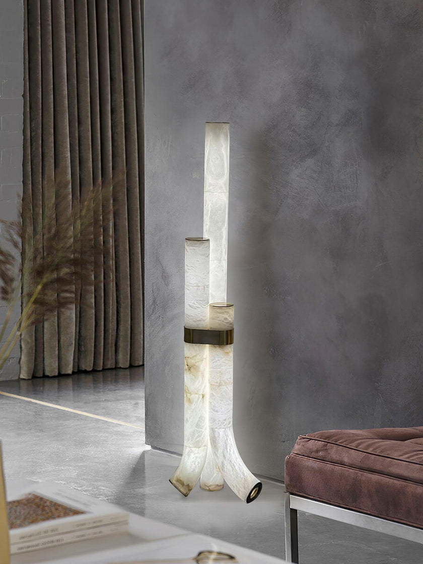 Galawai Alabaster Floor Lamp
