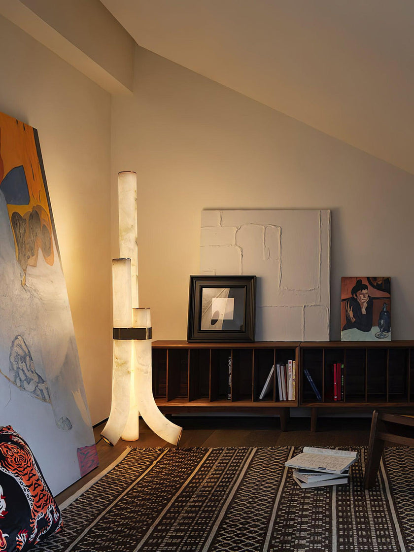 Galawai Alabaster Floor Lamp