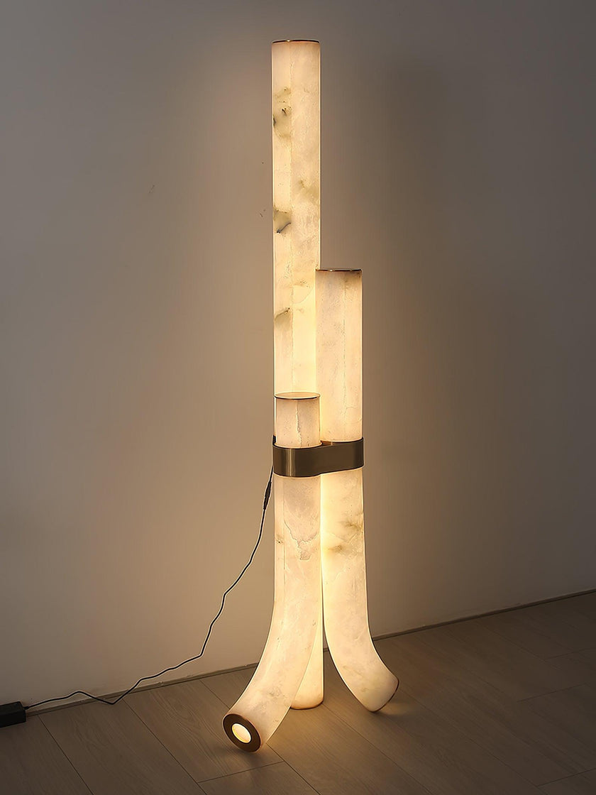 Galawai Alabaster Floor Lamp