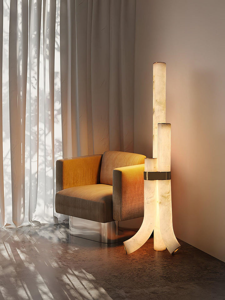 Galawai Alabaster Floor Lamp