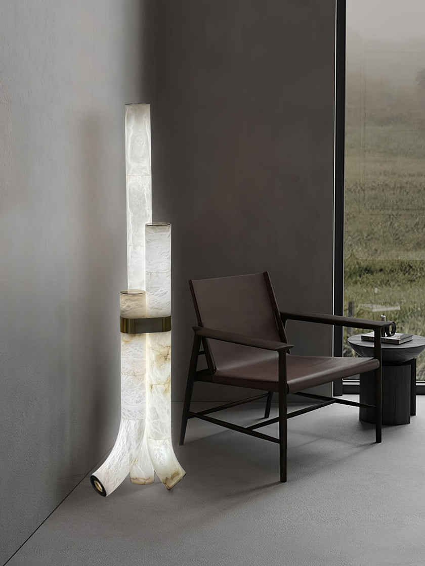 Galawai Alabaster Floor Lamp