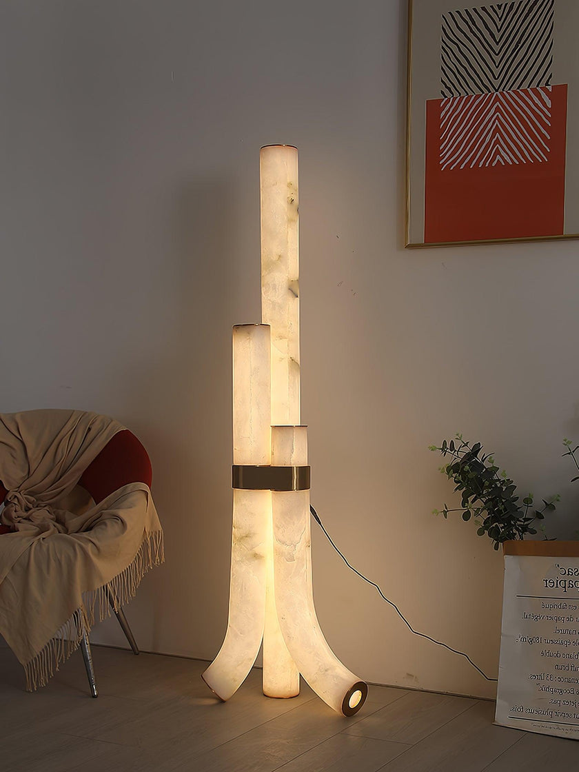 Galawai Alabaster Floor Lamp