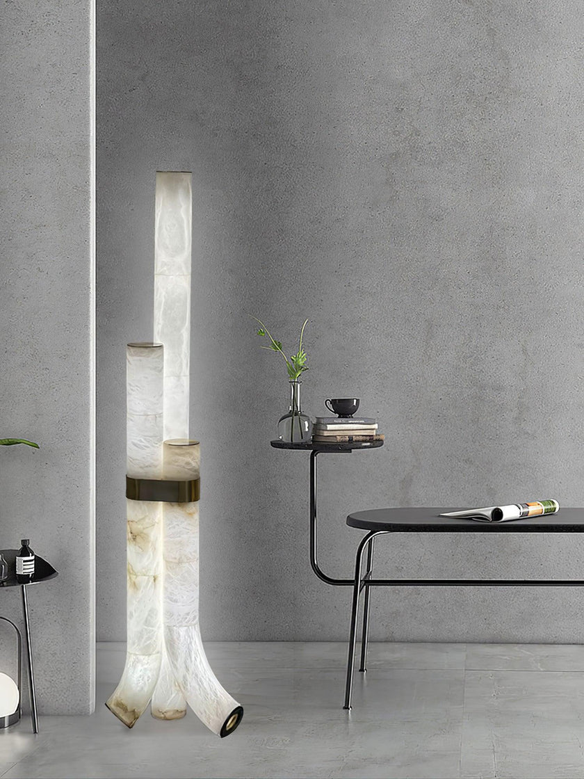 Galawai Alabaster Floor Lamp