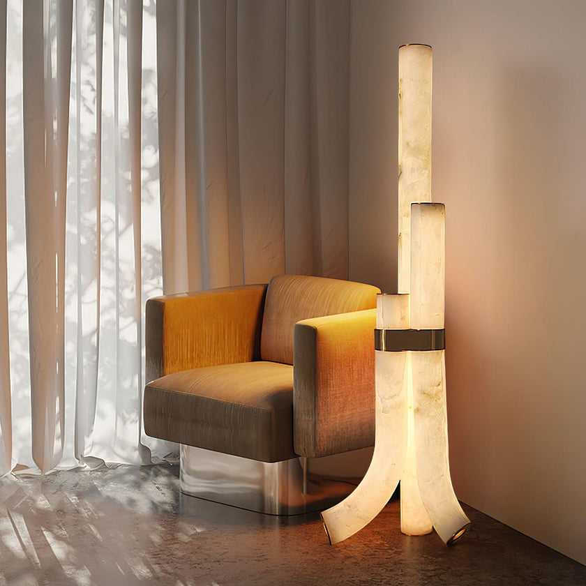Galawai Alabaster Floor Lamp