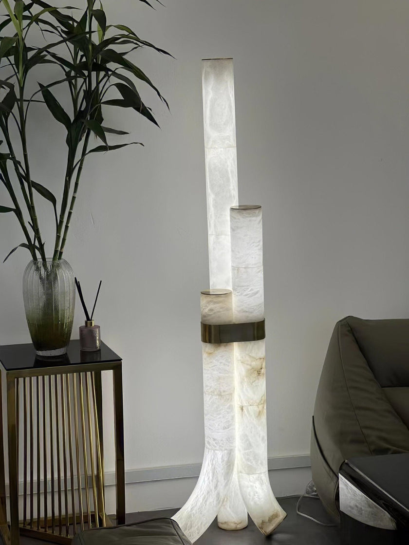 Galawai Alabaster Floor Lamp