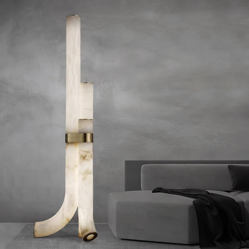 Galawai Alabaster Floor Lamp