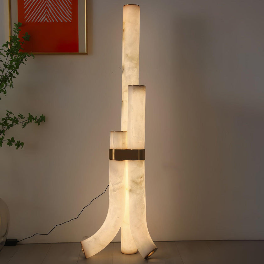 Galawai Alabaster Floor Lamp