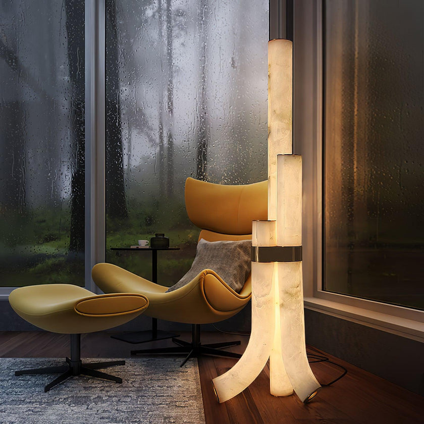 Galawai Alabaster Floor Lamp