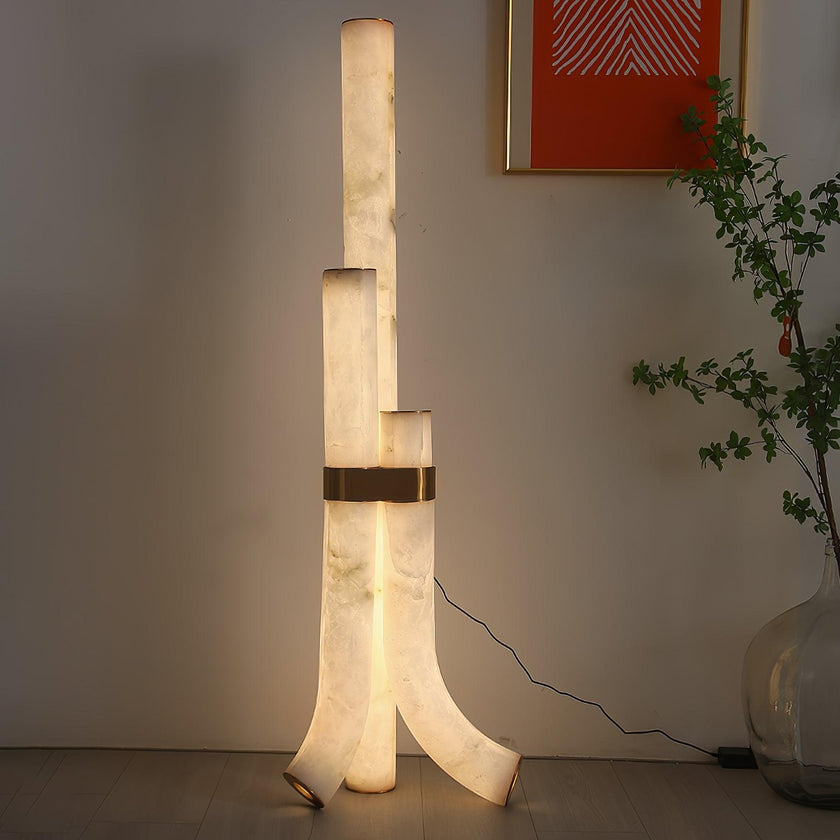Galawai Alabaster Floor Lamp