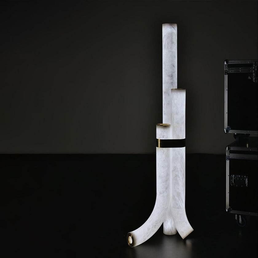 Galawai Alabaster Floor Lamp