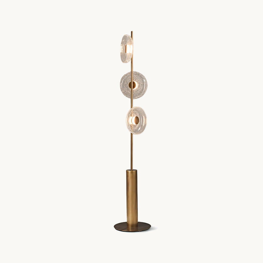 Glacier Crackle Floor Lamp